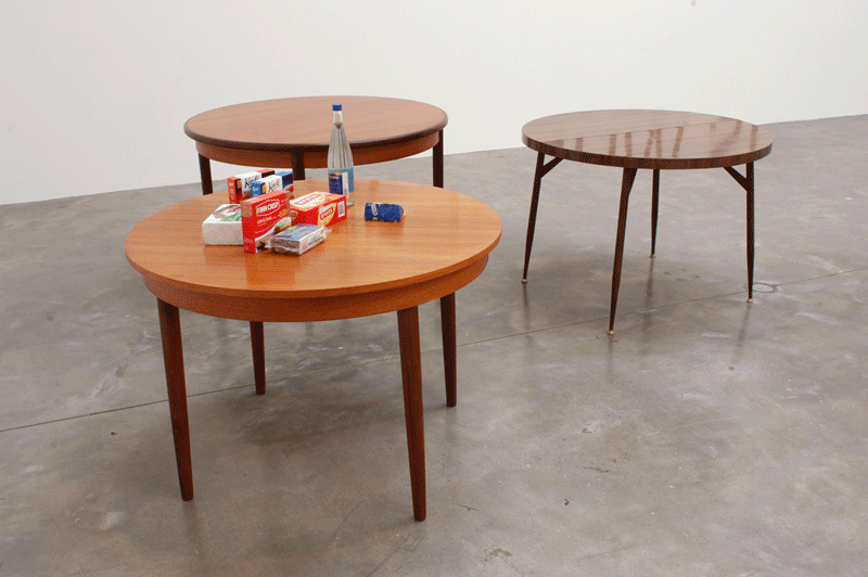 Bozidar Brazda, "Beat Meat Table Eat" installation view, 2007