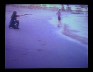 Amy Granat and Emily Sundblad, still from unidentified 16mm film in color