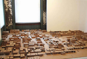 Michael Ashkin, 2008, "Hiding places are many, escape only one", cardboard, dimensions variable