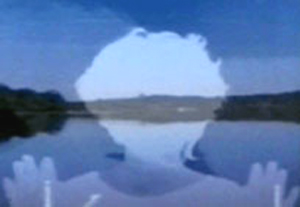 Mary Filippo, still image from "The Trickle Down Theory of Sorrow," 2002, video, 15:00.