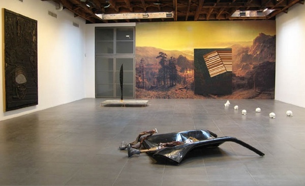 Matthew Day Jackson, "Terranaut" installation view. Via Peter Blum Gallery.